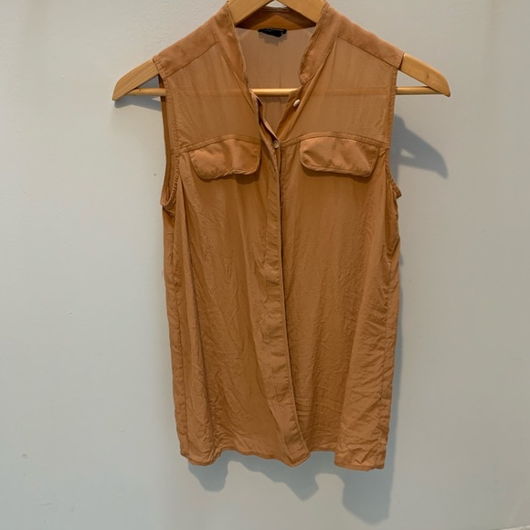 🦋Club Monaco silk blouse XS - Picture 1 of 4